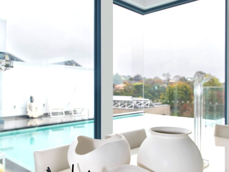 Infinity Pool & Fireplaces with Sea View Trees