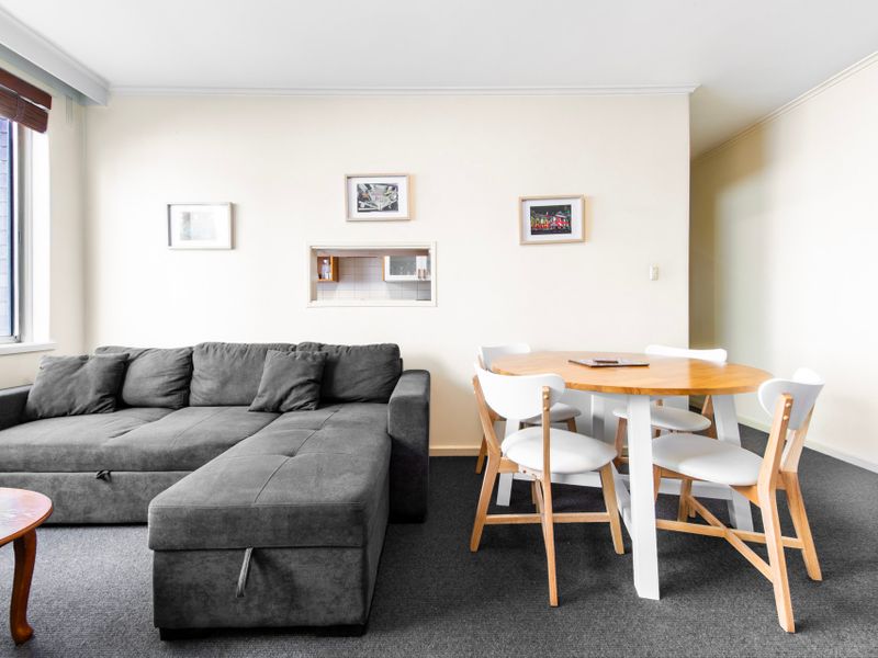 A spacious living and dining room, perfect for relaxing