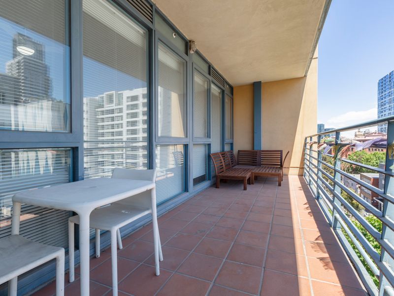 Balcony with City view