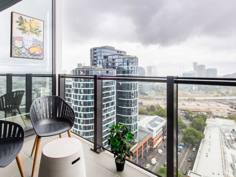 Private balcony with outstanding views