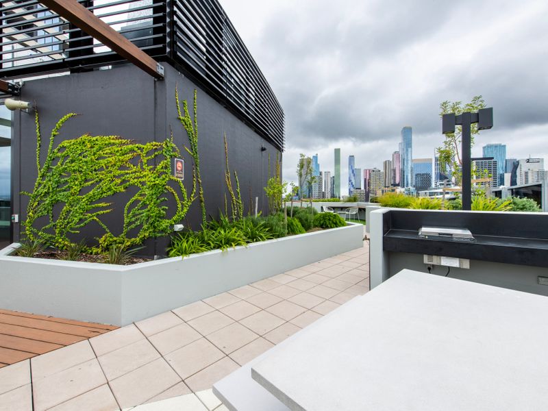 BBQ area at the rooftop