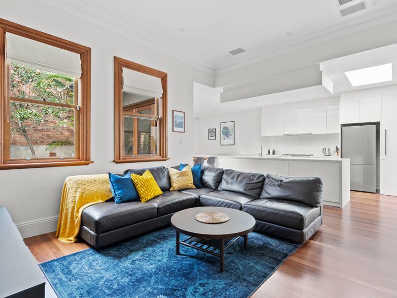 Bright living area with modern finishes.