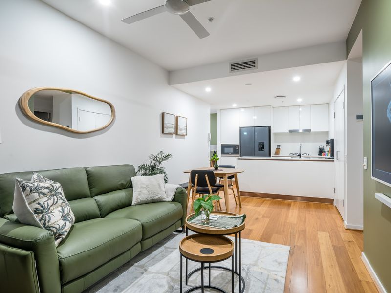 Living Room and Kitchen