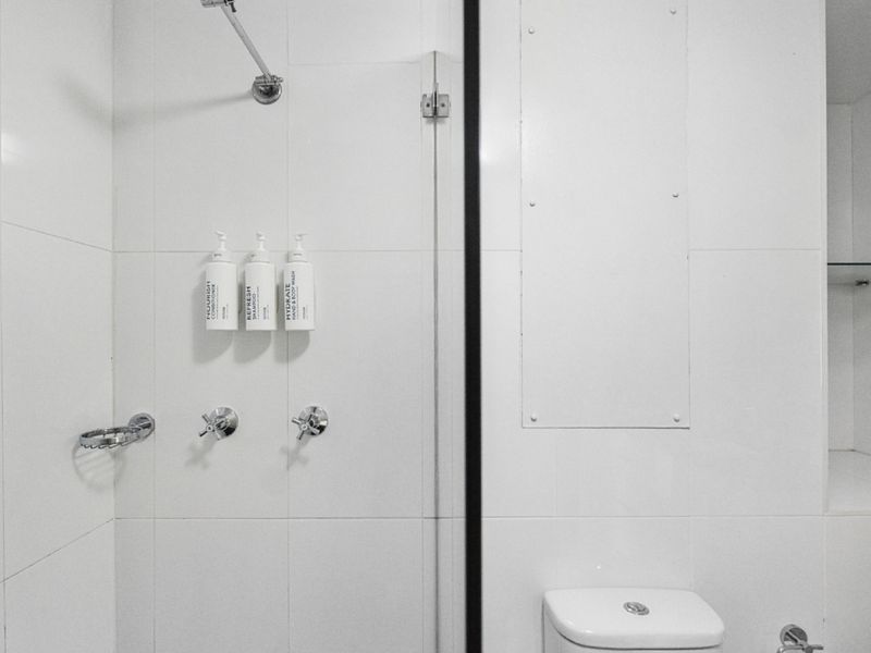 Equipped with a refreshing shower and complimentary toiletries for your convenience.