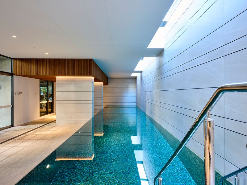 Communal heated indoor pool