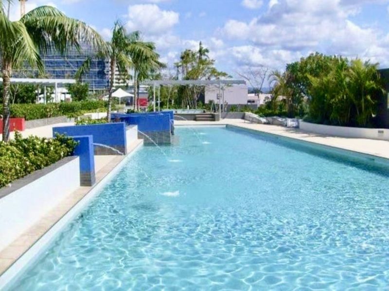 Take a splash or relax by the pool