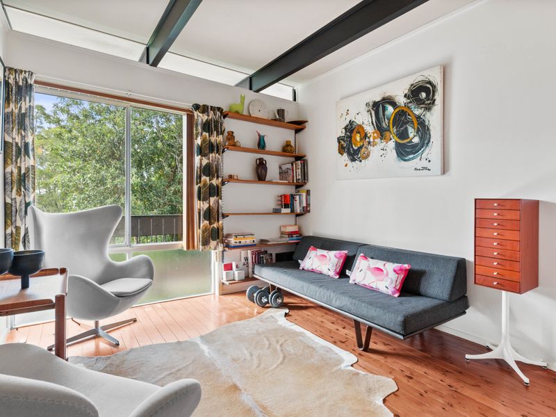 Welcome to our mid-century modern retreat, where retro charm meets contemporary comfort. 