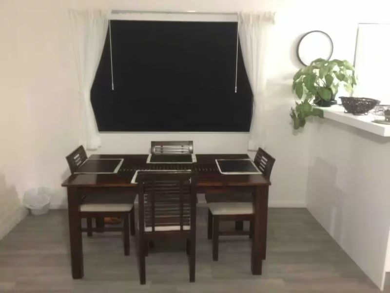 Intimate dining area