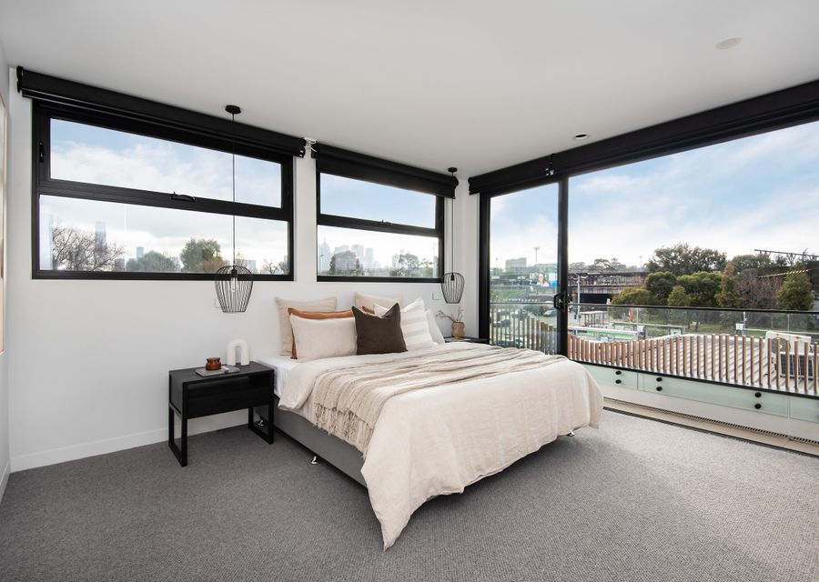 Master bedroom with great views