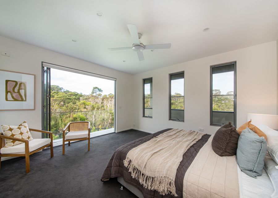 Master bedroom with views 