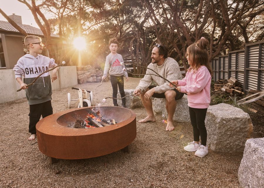 Fire pit - the perfect spot to toast marshmallows