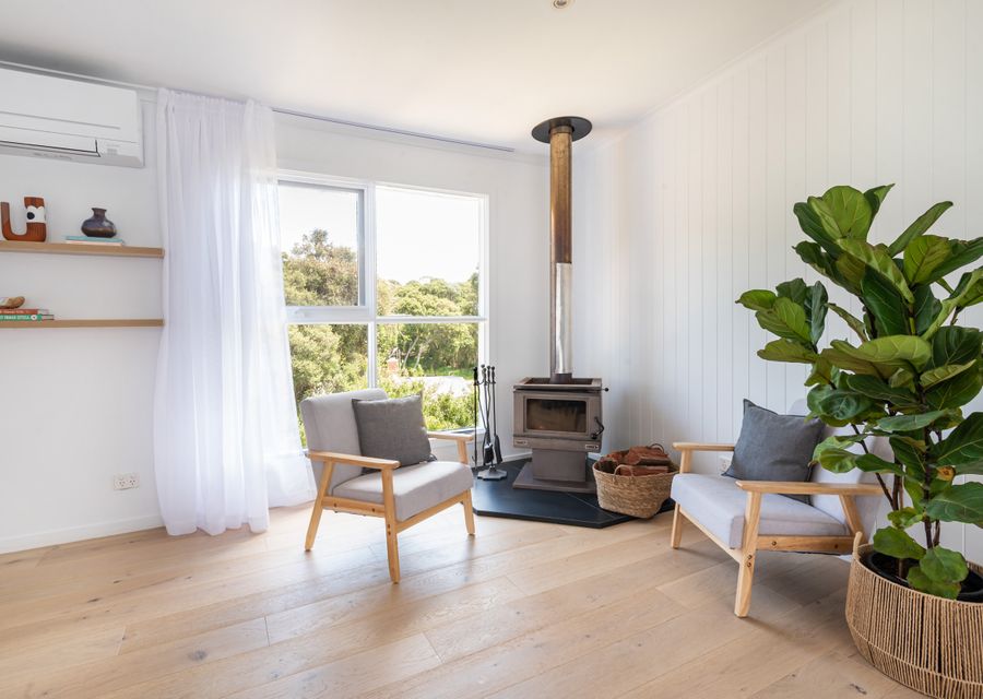 Fire place in living room