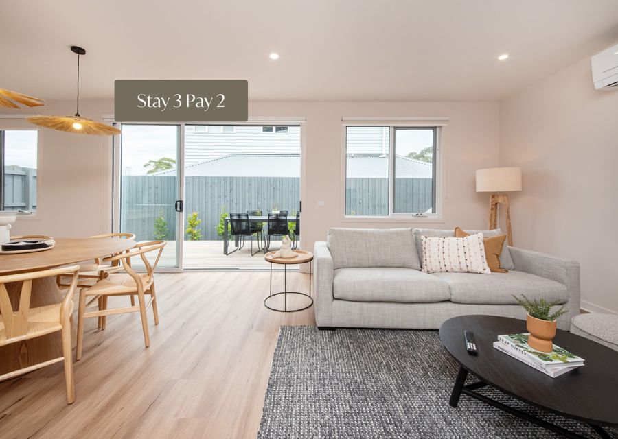Space to relax in the open plan living