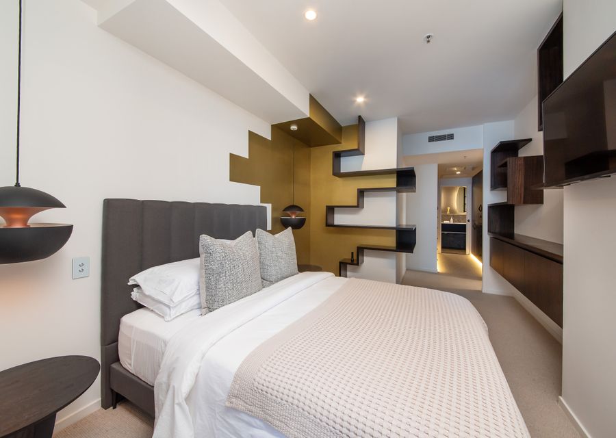 Master Bedroom with Queen bed, walk throughrobe and stunning ensuite 