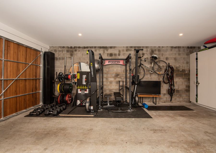 Gym in garage 