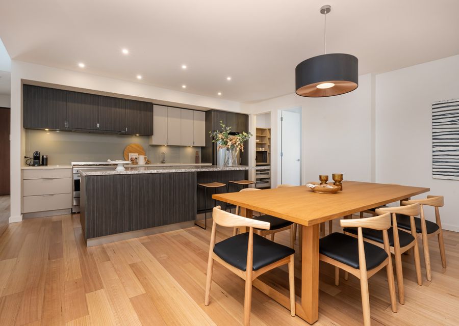 Dining and kitchen 