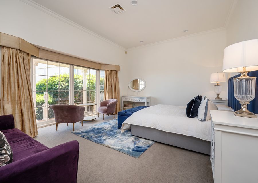 Master bedroom with views and ensuite 