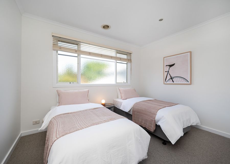 Bedroom three with two single beds 