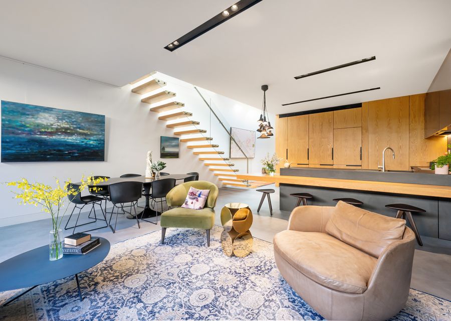 Dining and kitchen 