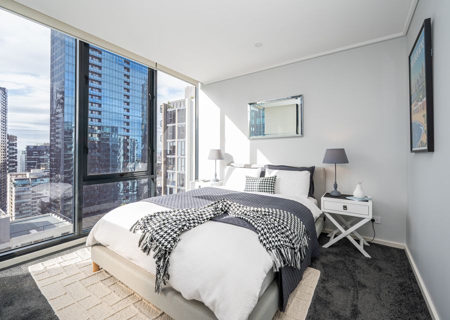 Light and Bright bedroom 2 with City views