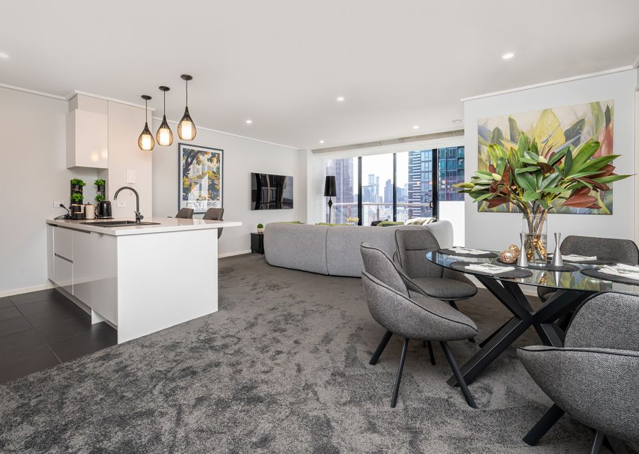 Bright, light open plan living