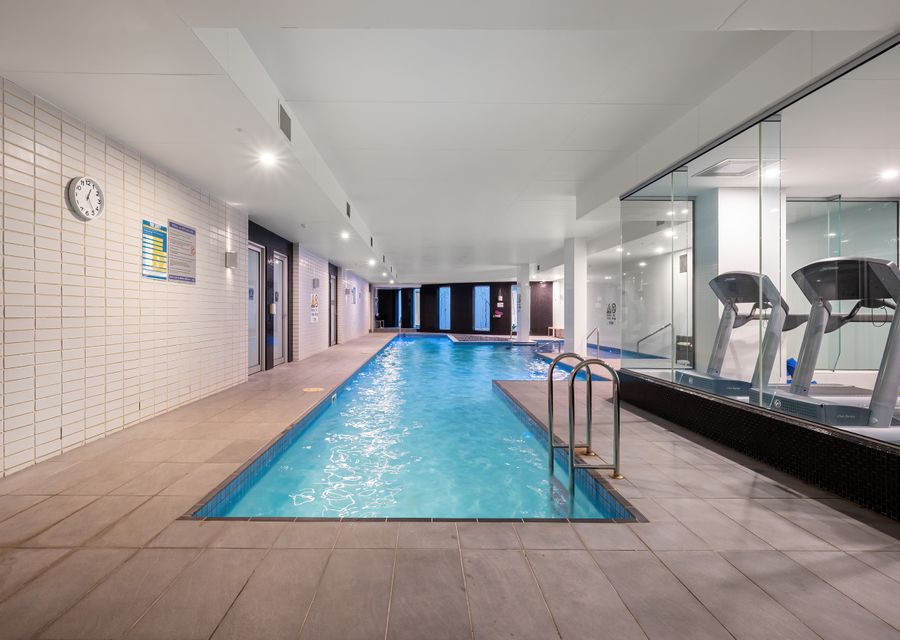 Communal heated pool