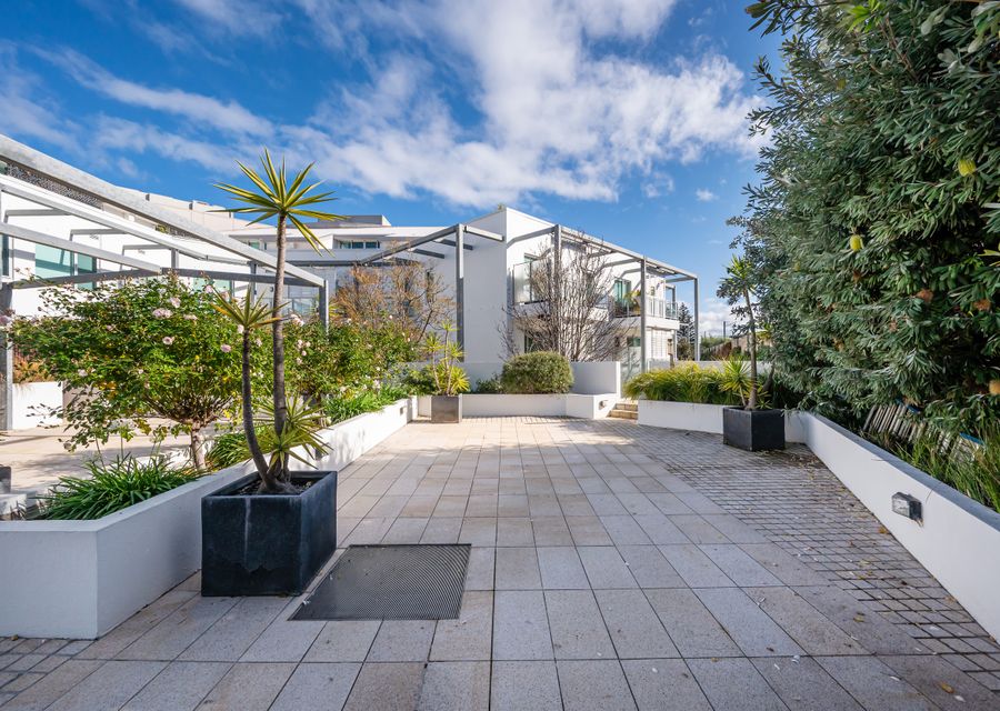 Communal walkways and garden