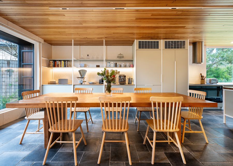 Dining and kitchen 