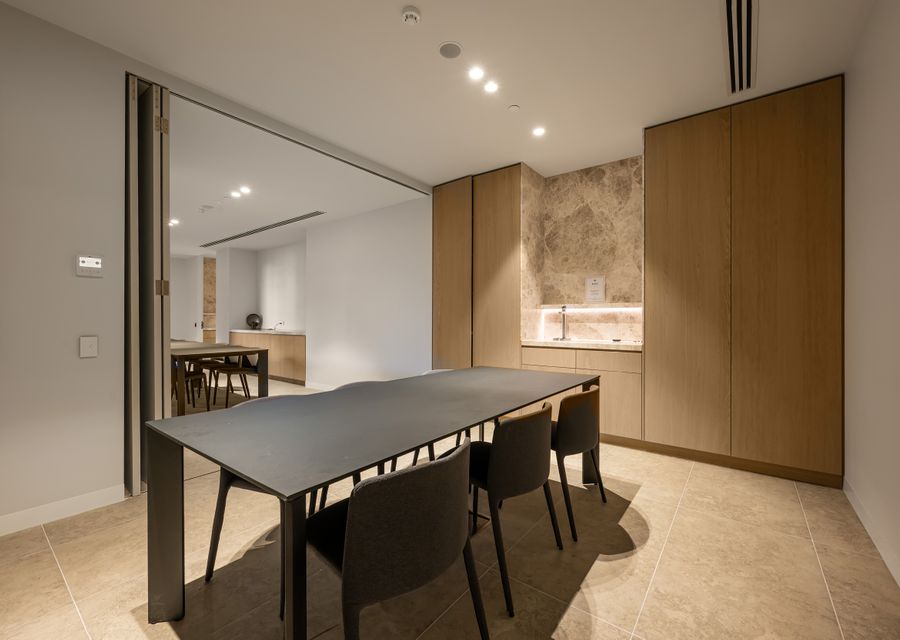 Shared  amenities in the building complex 