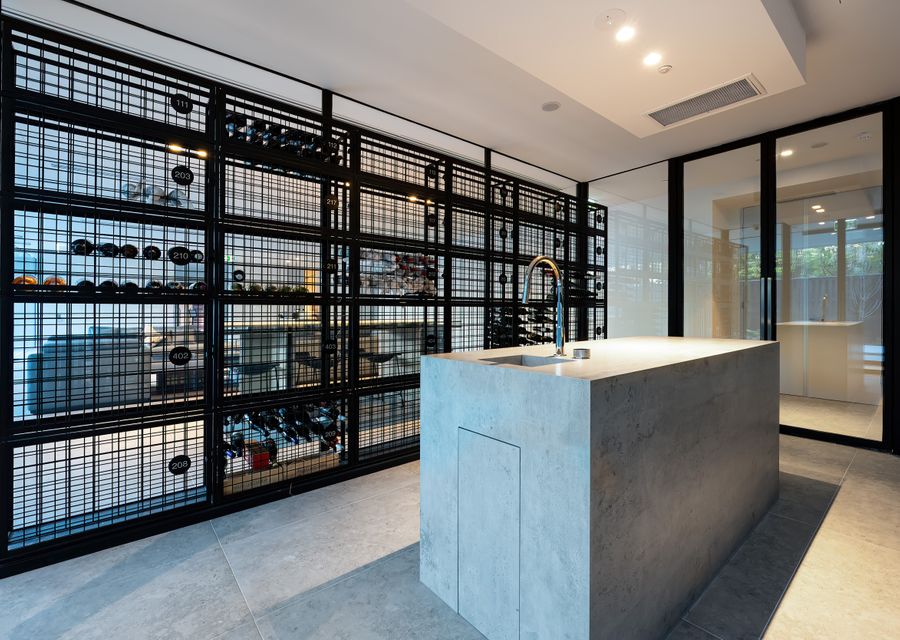 Wine room which can be booked with concierge
