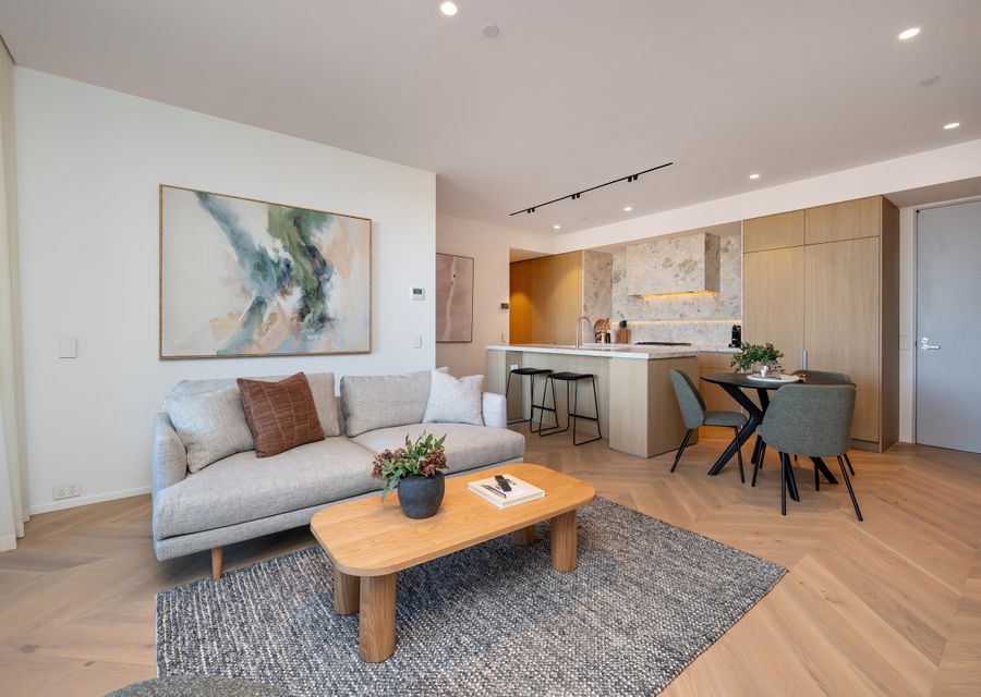Light and bright living space with large stunning kitchen and butlers pantry