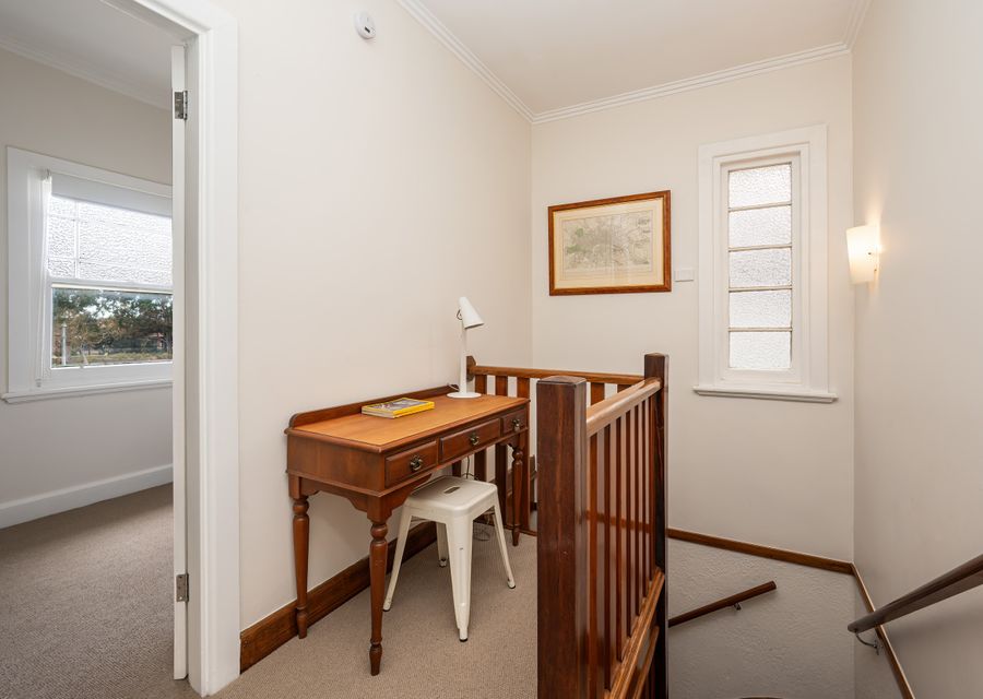 Study nook at the top of the stairs for work or study