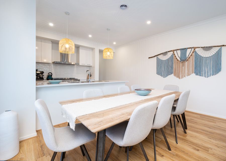 Dining and kitchen