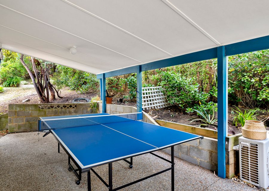 Play a round of al fresco table tennis