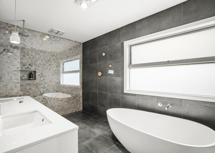 Lux Bathroom with Freestanding Bath