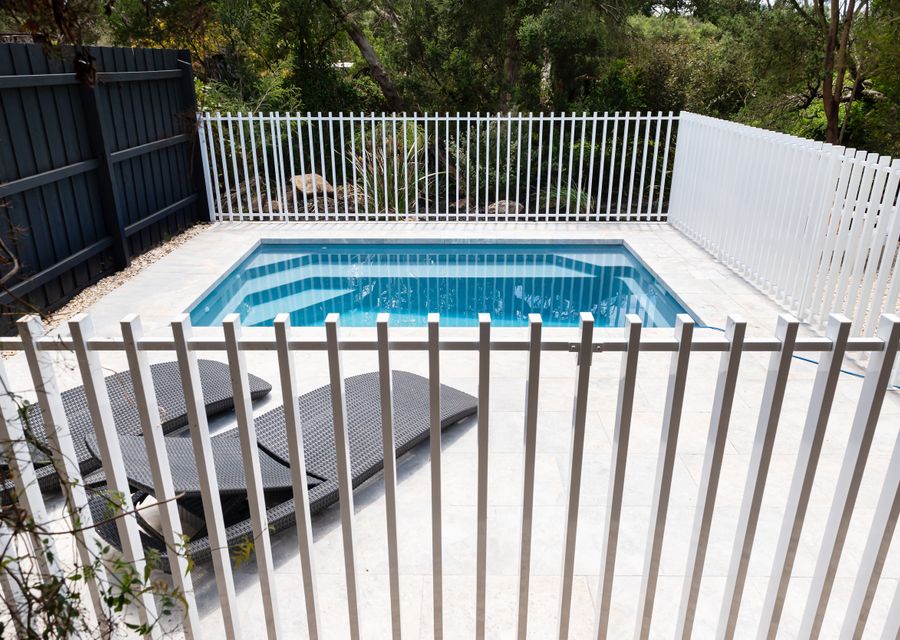 Fully fenced pool