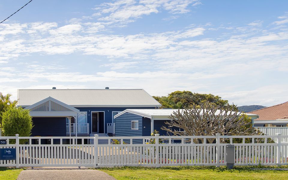 The Blue Cottages at Fingal Bay